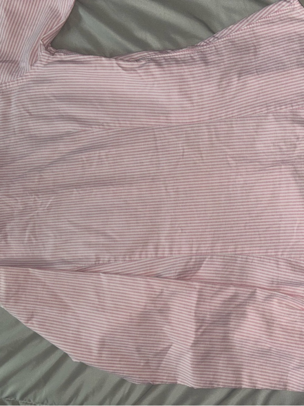Ralph Lauren Pink and White Striped Button-Down Dress Shirt - Picture 8 of 8